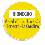 Rionegro  Vereda Chipre km 3 va Rionegro - La Carolina