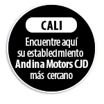 CALI Encuentre aqu su establecimiento  Andina Motors CJD ms cercano
