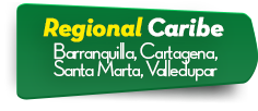 Regional Caribe  Barranquilla, Cartagena, Santa Marta, Valledupar