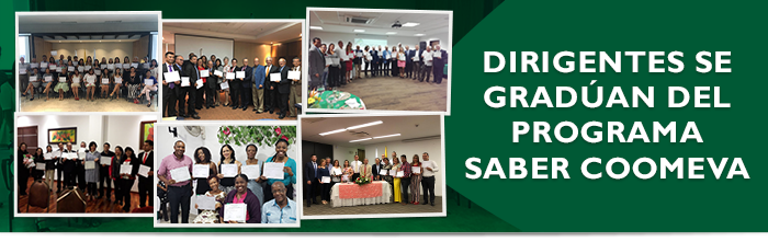 Dirigentes se grad�an del programa Saber Coomeva