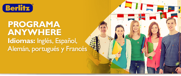 PROGRAMA ANYWHERE Idiomas: Ingl�s, Espa�ol, Alem�n, portugu�s y Franc�s